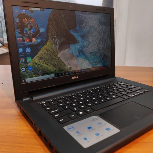 💻✨ Dell Inspiron 3442  Processor: Intel Celeron 2957U @ 1.40GHz (2 Cores) 💾 RAM: 4GB DDR3 ⚡ Storage: 120GB SSD